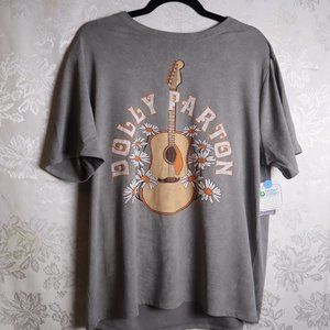 Women's Dolly Parton, Grey, Graphic T-shirt, Size L/G, NWT